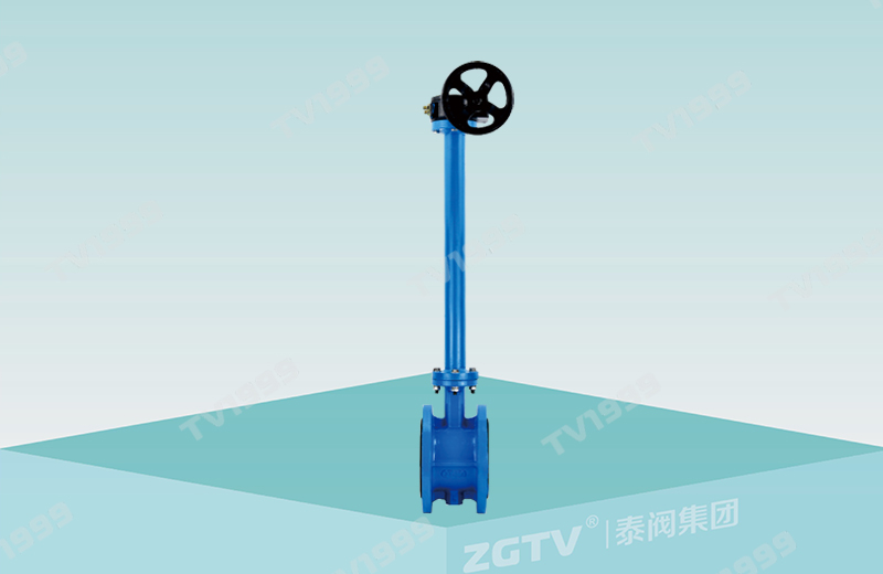 加长法兰中线蝶阀（蜗轮）