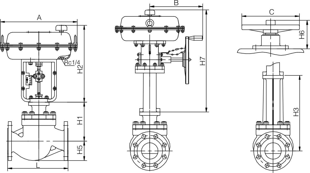 Pneumatic sleeve regulating valve(图1)